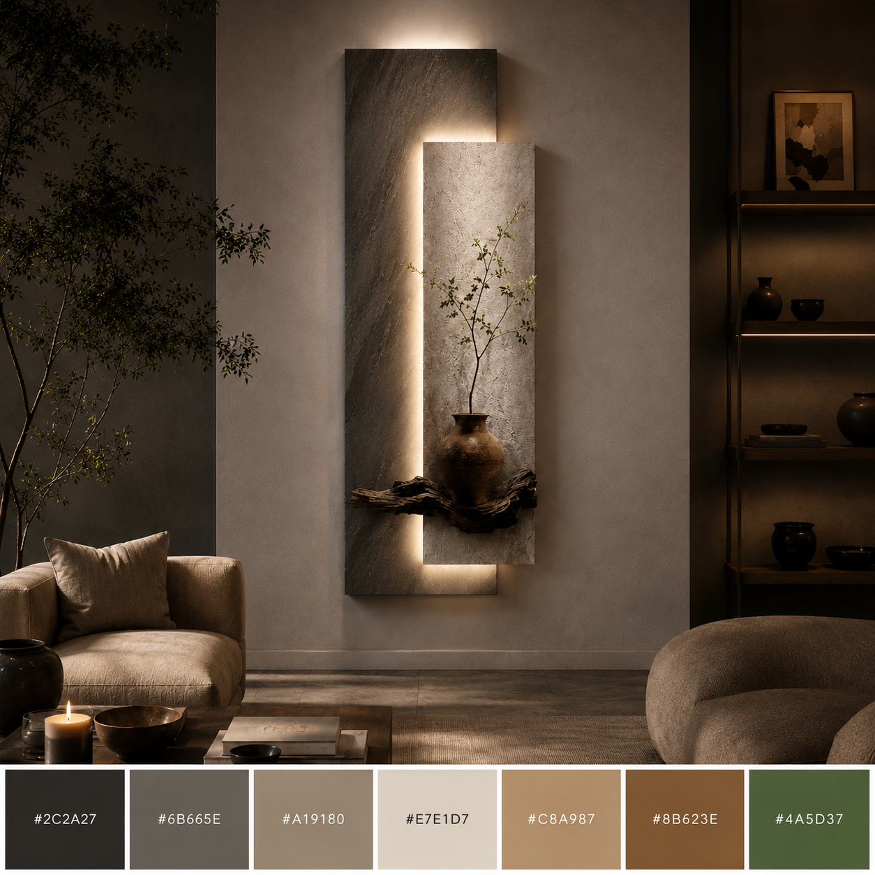 THE QUIET GLOW WALL SCULPTURE